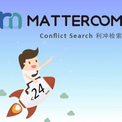 matteroom, conflict search