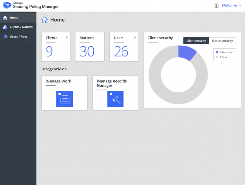 imanage security policy manager