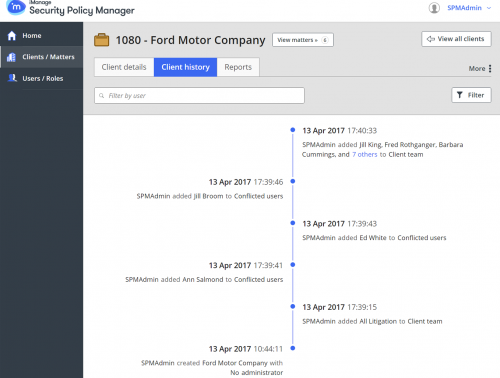 iManage SPM_1 imanage security policy manager